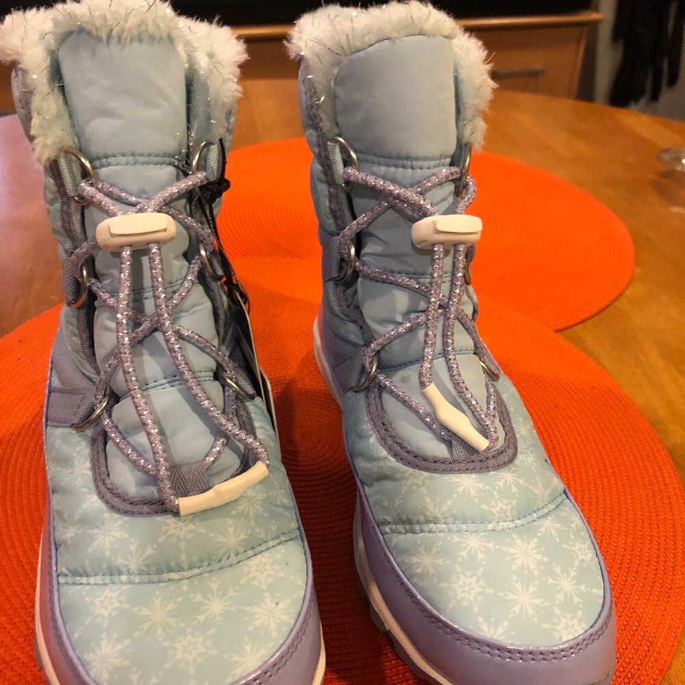 NEW Kids Sorel and Disney Frozen Waterproof winter boots